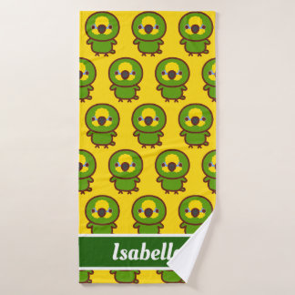 Orangenflügel Badehandtuch