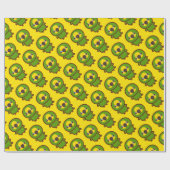 Orangenflügel Geschenkpapier (Flach)