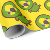 Orangenflügel Geschenkpapier (Rolleneckpunkt)