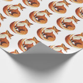 Orangenfocken Geschenkpapier (Ecke)