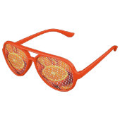 Orangenfotografie Partybrille (Schrägansicht)
