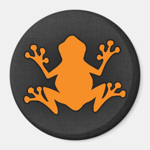 Orangenfrosch Magnet
