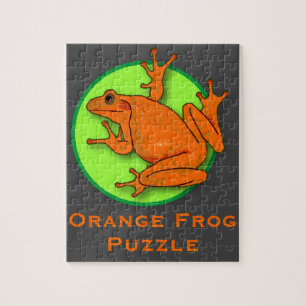 Orangenfrosch Puzzle