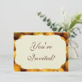 Orangenfrucht Florida Markt Orange Einladung (Stehend Vorderseite)