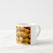 Orangenfrucht Florida Markt Orange Espressotasse (Vorderseite Rechts)