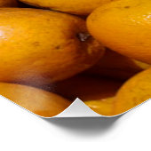 Orangenfrucht Florida Markt Orange Poster (Ecke)