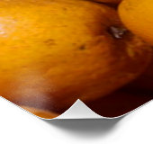 Orangenfrucht Florida Markt Orange Poster (Ecke)