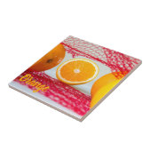 Orangenfrucht für vegane und vegeatriere fliese (Seite)