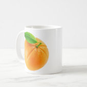 Orangenfrucht Kaffeetasse (Vorderseite Links)