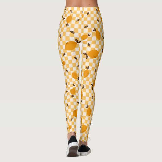 Orangenfrucht Leggings (Rückseite)