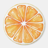 Orangenfrucht Magnet (Vorne)