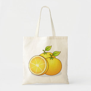Orangenfrucht, niedlich tragetasche
