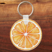 Orangenfrucht Schlüsselanhänger (Vorderseite)