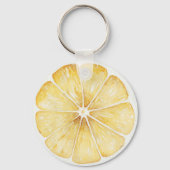 Orangenfrucht Schlüsselanhänger (Rückseite)