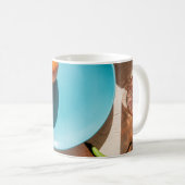 Orangenfrüchte auf Platte Kaffeetasse (VorderseiteRechts)