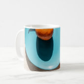 Orangenfrüchte auf Platte Kaffeetasse (Vorderseite Links)