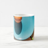 Orangenfrüchte auf Platte Kaffeetasse (Mittel)