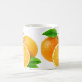 Orangenfrüchte Kaffeetasse (Mittel)