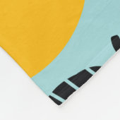 Orangenfrüchte nahtlos fleecedecke (Ecke)