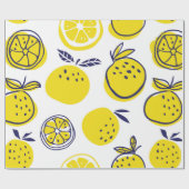 Orangenfrüchte nahtlos geschenkpapier (Flach)