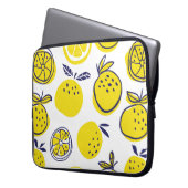 Orangenfrüchte nahtlos laptopschutzhülle (Vorderseite Links)
