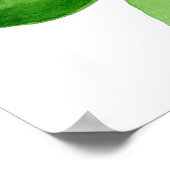 Orangenfrüchte und Blume Sommer Blütenpflanzliche Poster (Ecke)