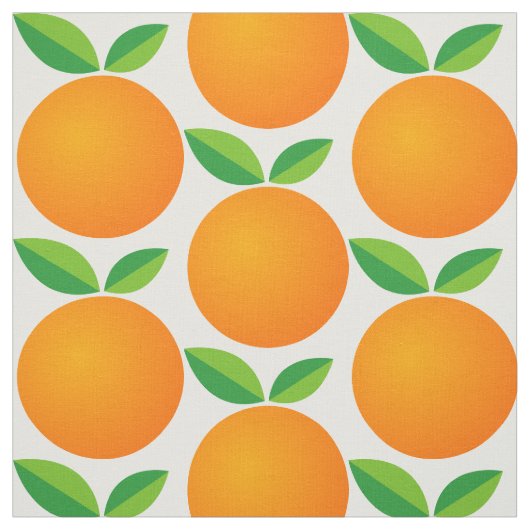 Orangenfruchtmuster Textilgewebe Werkstoff Stoff (Muster)