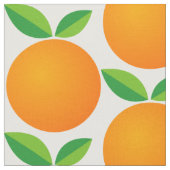 Orangenfruchtmuster Textilgewebe Werkstoff Stoff (Nahaufnahme)