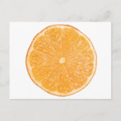 Orangenfruchtscheibe Postkarte (Vorderseite)