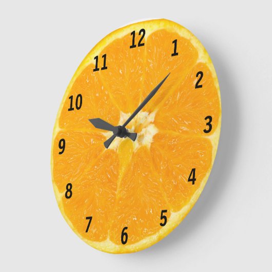 Orangenfruchtsperre Große Wanduhr (Winkel)