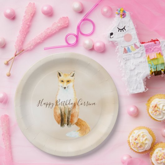 Orangenfuchs                   pappteller (Party)