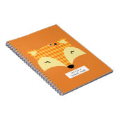 Orangenfuchs-Schulbuch Notizblock (Rechte Seite)