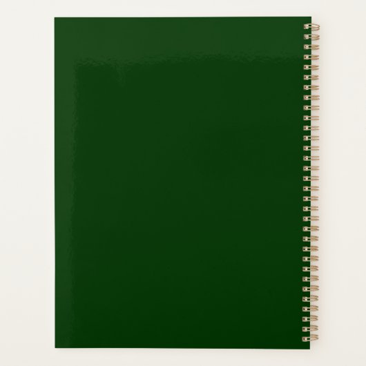 Orangengelbe Pflanze Planer (Rückseite)