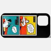 Orangengelber Honig Do Rugged Geek Comic Case-Mate iPhone Hülle (Rückseite (Horizontal))