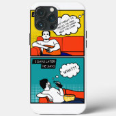 Orangengelber Honig Do Rugged Geek Comic Case-Mate iPhone Hülle (Rückseite)