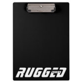 Orangengelber Honig Do Rugged Geek Comic Klemmbrett (Vorderseite)