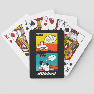 Orangengelber Honig Do Rugged Geek Comic Spielkarten