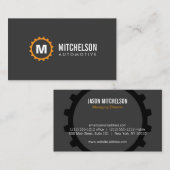 Orangengetriebe, Erstausrüstung, Reparatur, Mechan Visitenkarte (Vorne/Hinten)