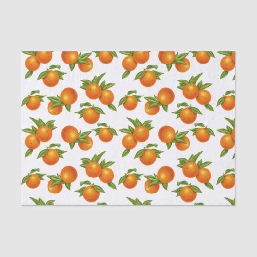 Orangengewebe Seidenpapier (Vorderseite)