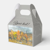 Orangengold im Herbst Geschenkschachtel (Rückseite)