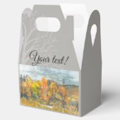 Orangengold im Herbst Geschenkschachtel (Geöffnet)