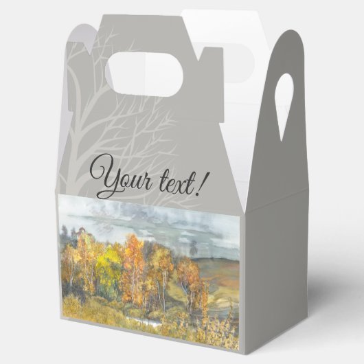 Orangengold im Herbst Geschenkschachtel (Geöffnet)