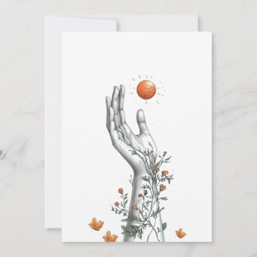 Orangengrad-Party Einladung (Rückseite)