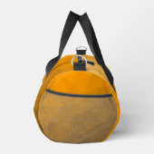 Orangengradientengeometrie Monogramm Duffle Bag (Rechts)