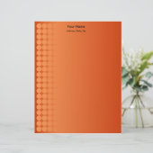 Orangengradientenpunkte Briefbogen (Stehend Vorderseite)