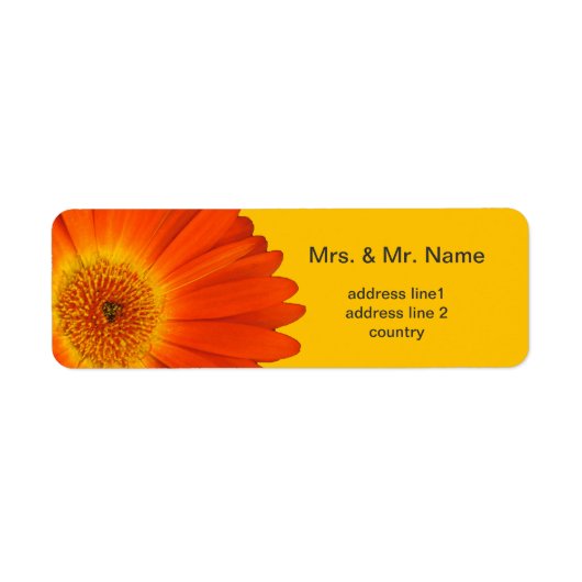 Orangengras-Blume (Vorne)