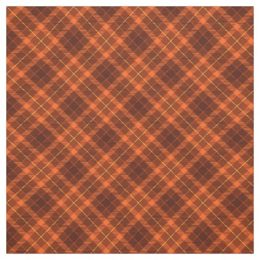 Orangengrunge aus den 90er Jahren Kariert in Nizza Stoff (Muster)