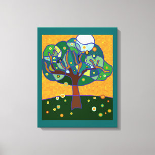 Orangenhain Leinwanddruck