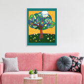 Orangenhain Leinwanddruck (Insitu (Wohnzimmer))