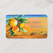 Orangenhain Visitenkarte (Vorderseite)